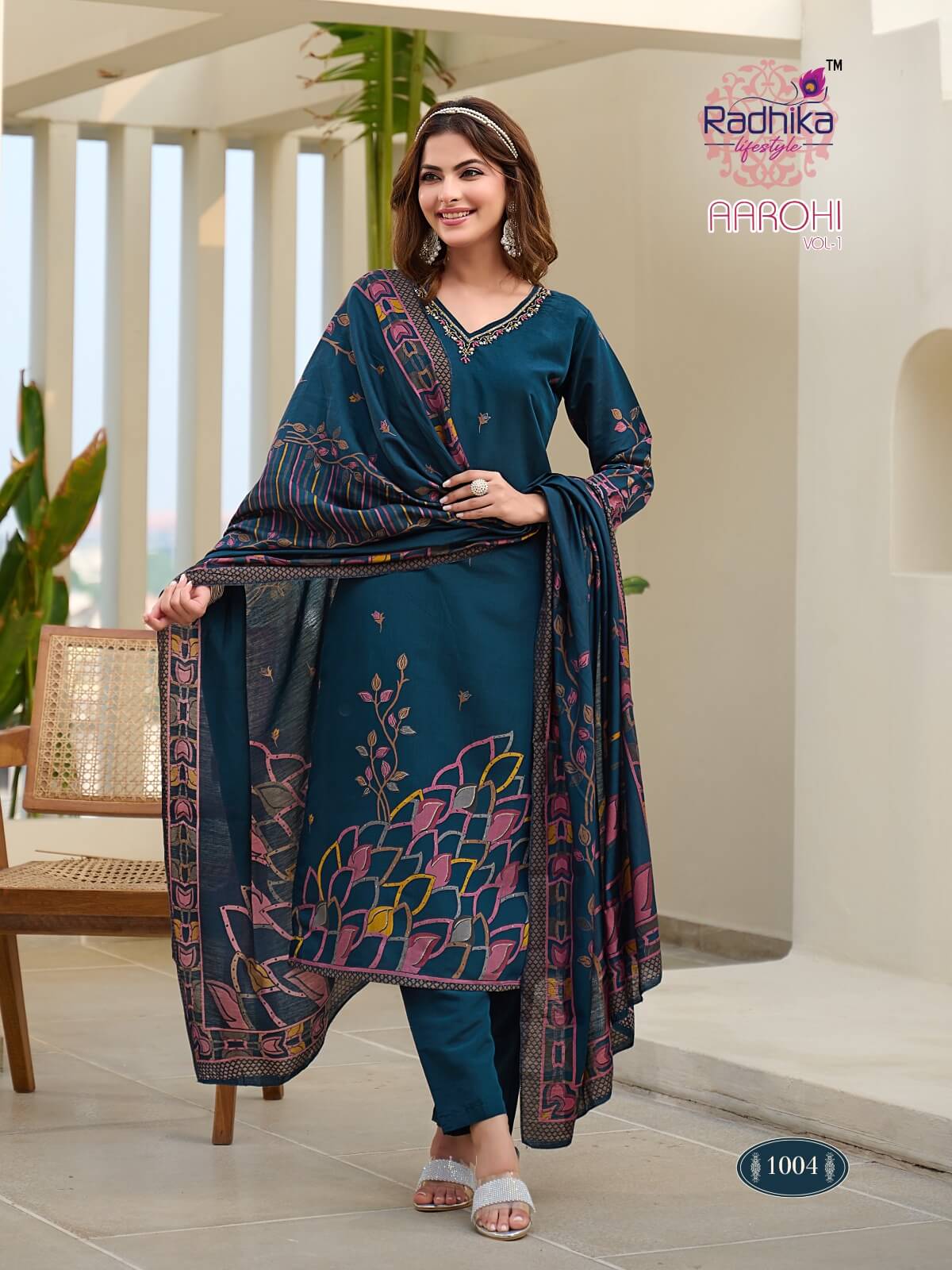 Radhika Lifestyle Aarohi Printed Salwar Kameez Catalog collection 4