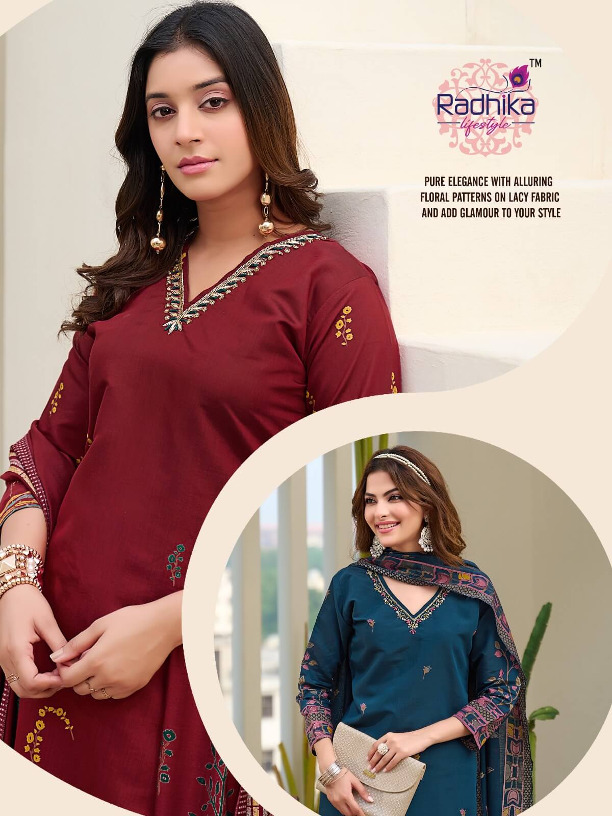 Radhika Lifestyle Aarohi Printed Salwar Kameez Catalog collection 8
