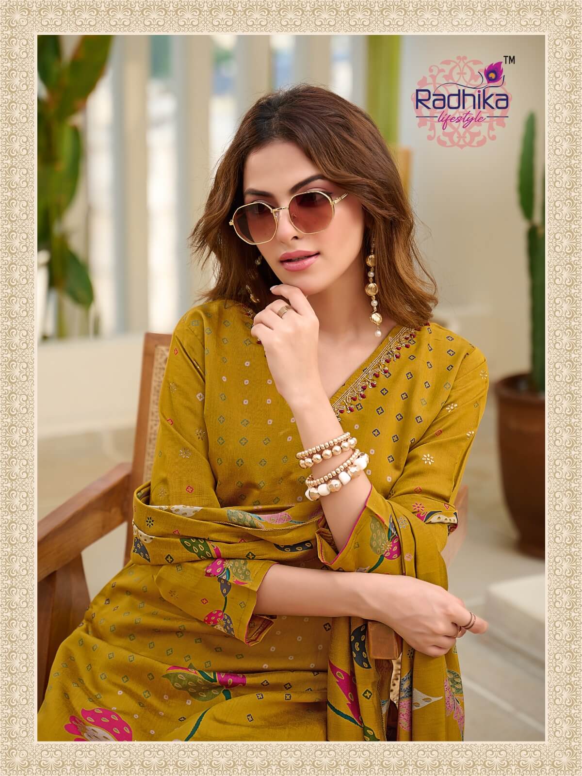 Radhika Lifestyle Aarohi Printed Salwar Kameez Catalog collection 10
