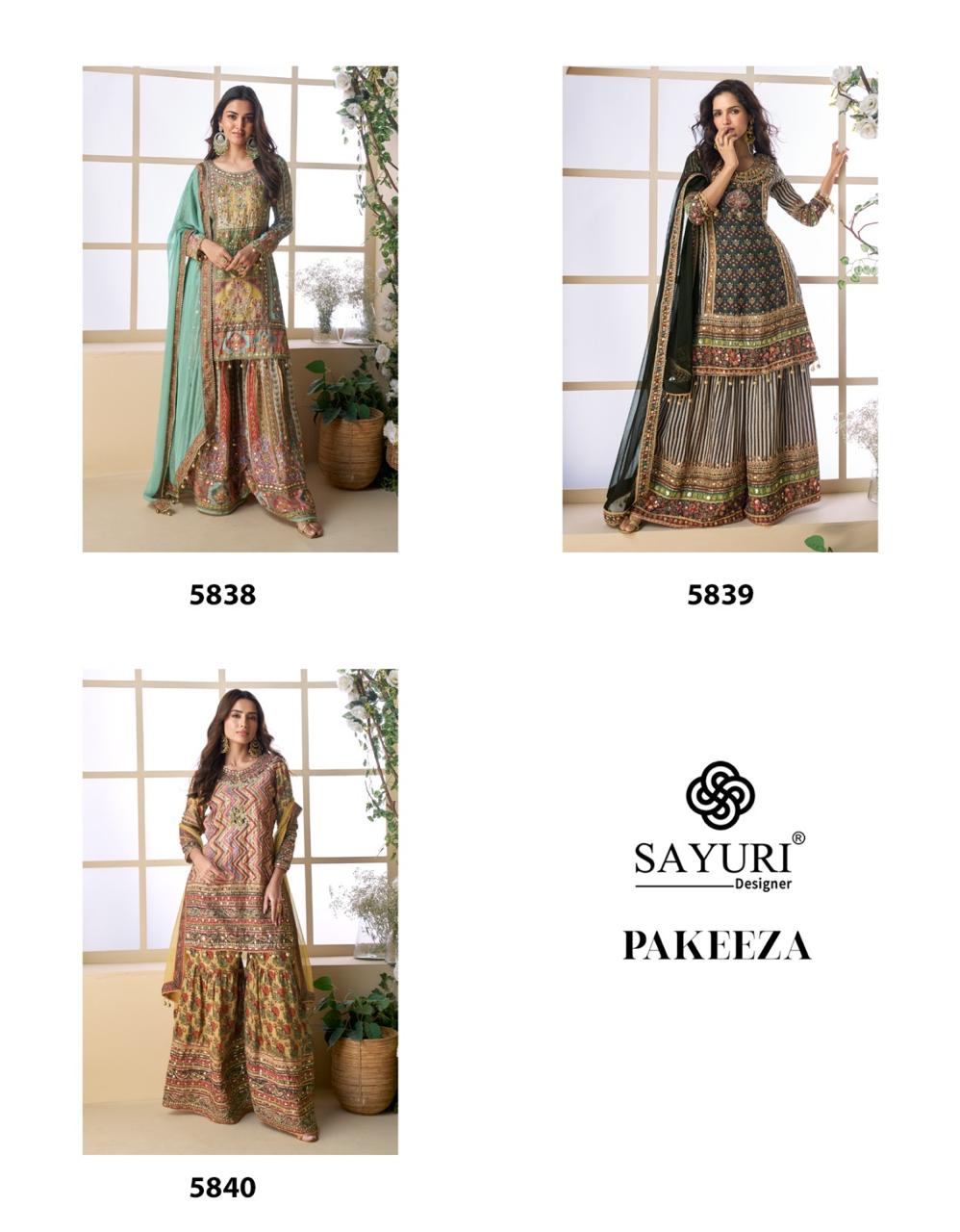 Sayuri Designer Pakeeza Wedding Party Salwar Suits Catalog collection 10