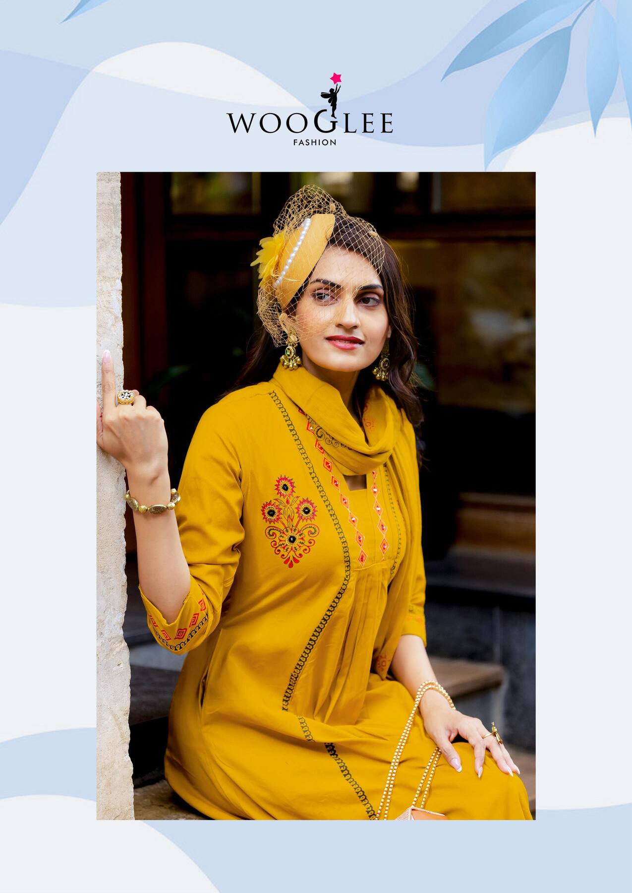 Wooglee Fashion Tanya Cotton Salwar Kameez Catalog collection 6