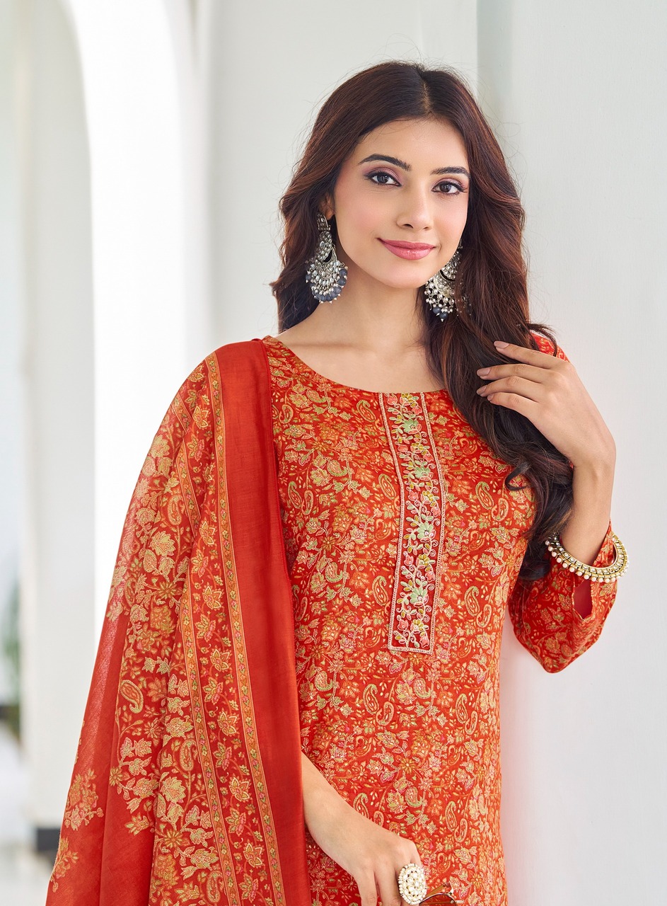 Radhika Lifestyle Parker Printed Salwar Kameez Catalog collection 13