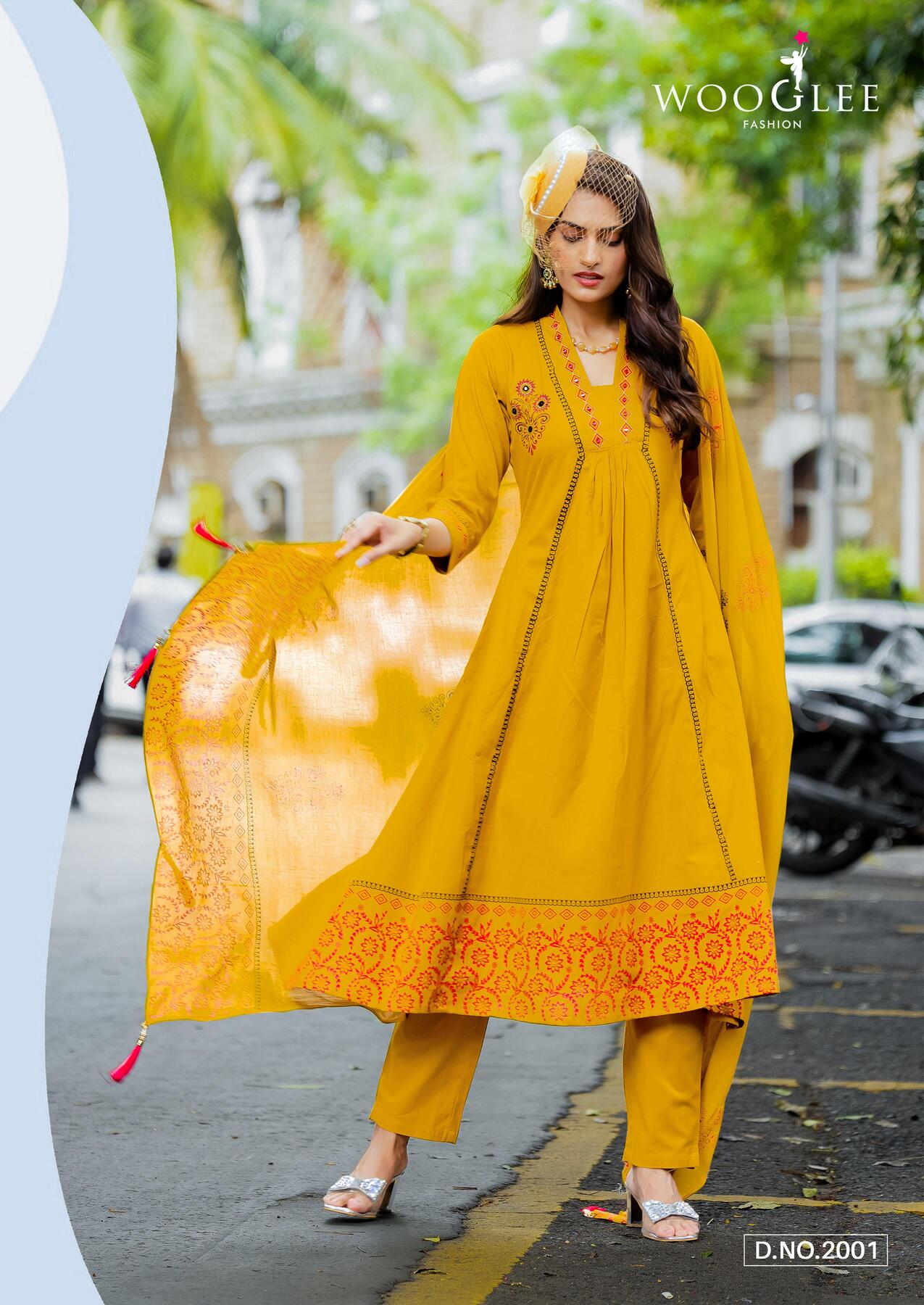 Wooglee Fashion Tanya Cotton Salwar Kameez Catalog collection 3