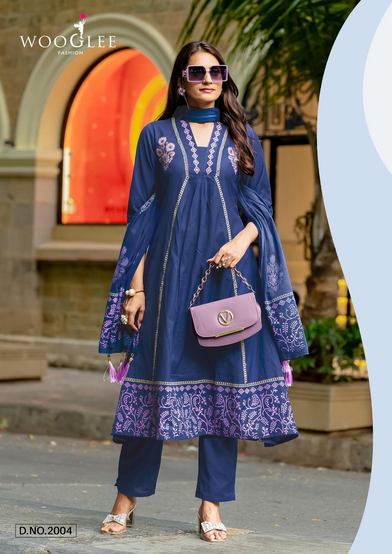 Wooglee Fashion Tanya Cotton Salwar Kameez Catalog collection 4