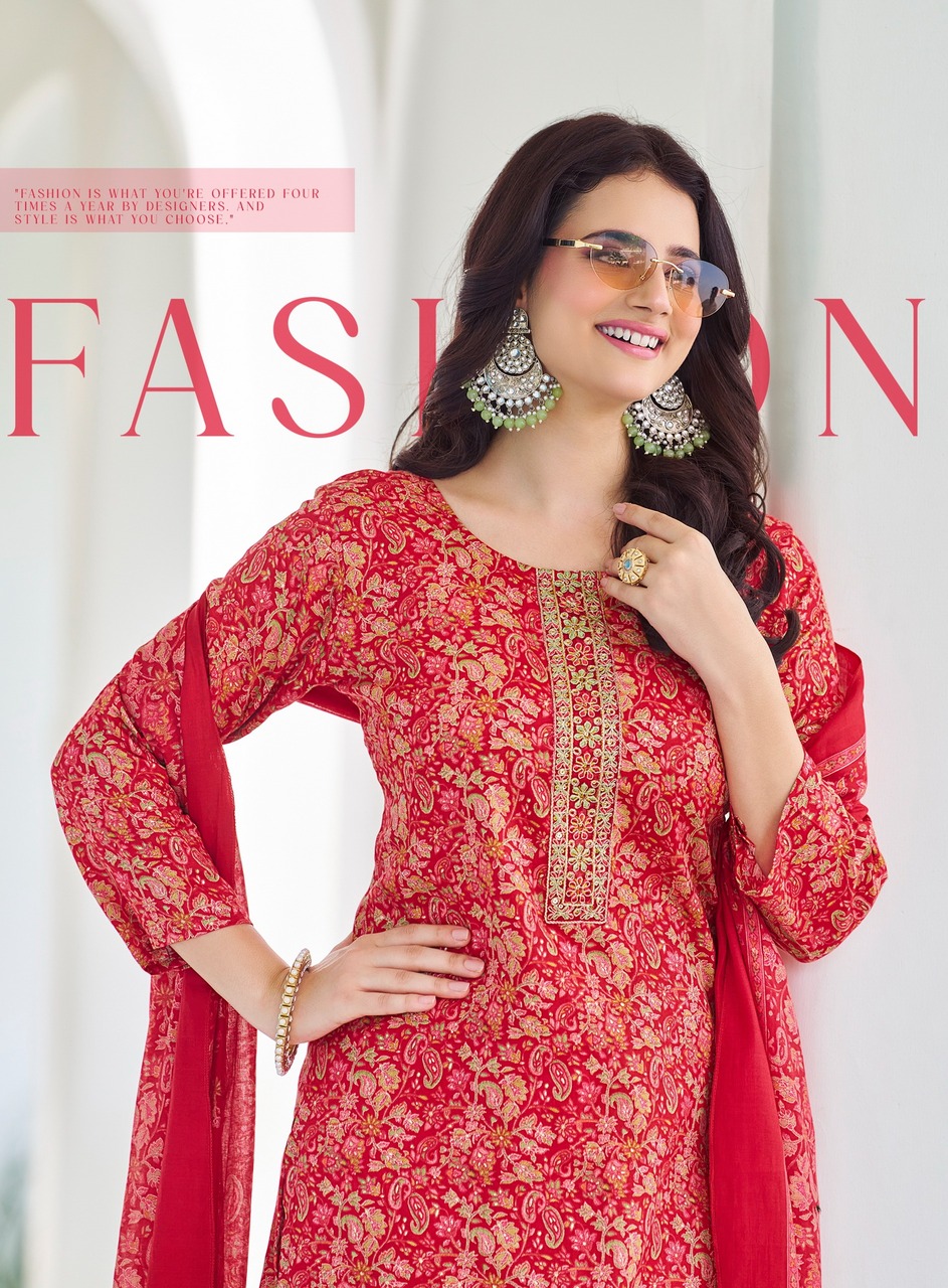 Radhika Lifestyle Parker Printed Salwar Kameez Catalog collection 12