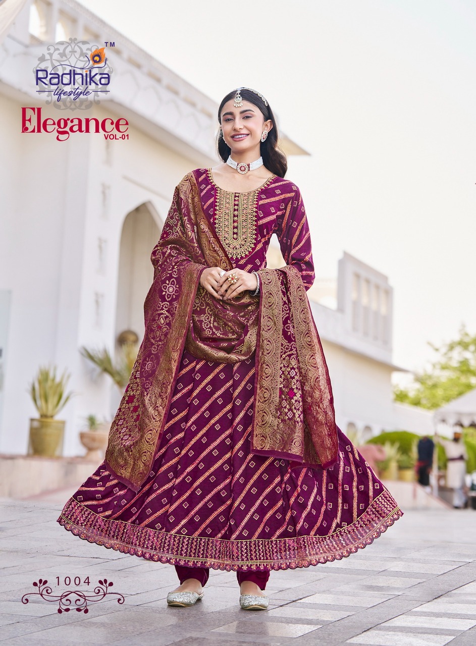 Radhika Lifestyle Elegance Printed Salwar Kameez Catalog collection 8