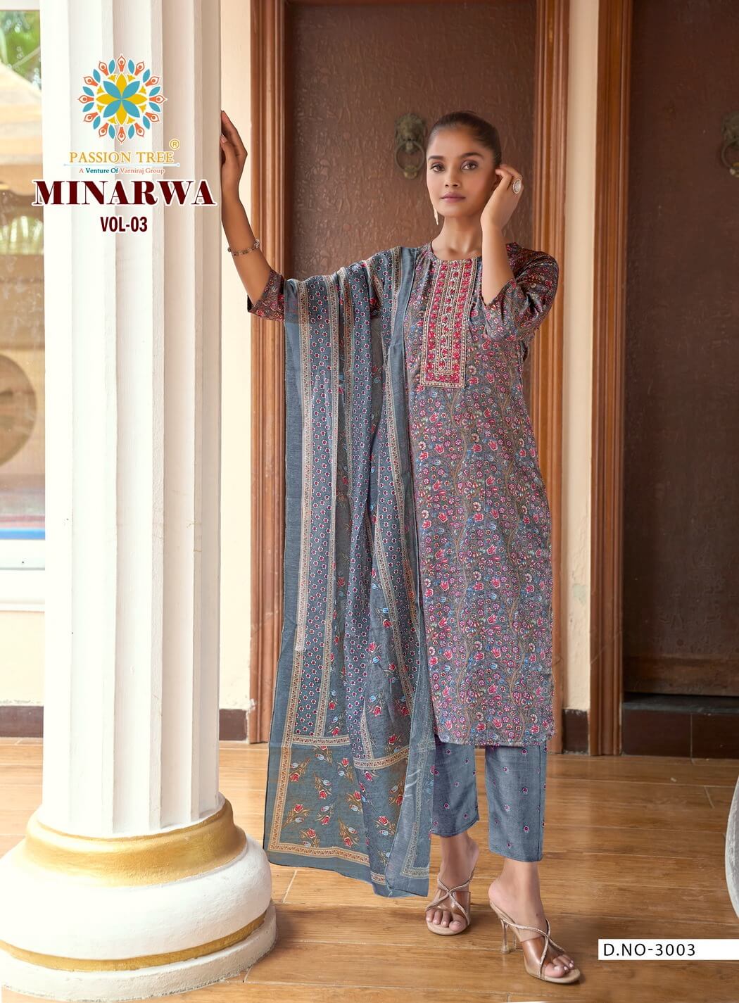 Passion Tree Minarava Vol 3 Printed Salwar Kameez Catalog collection 8
