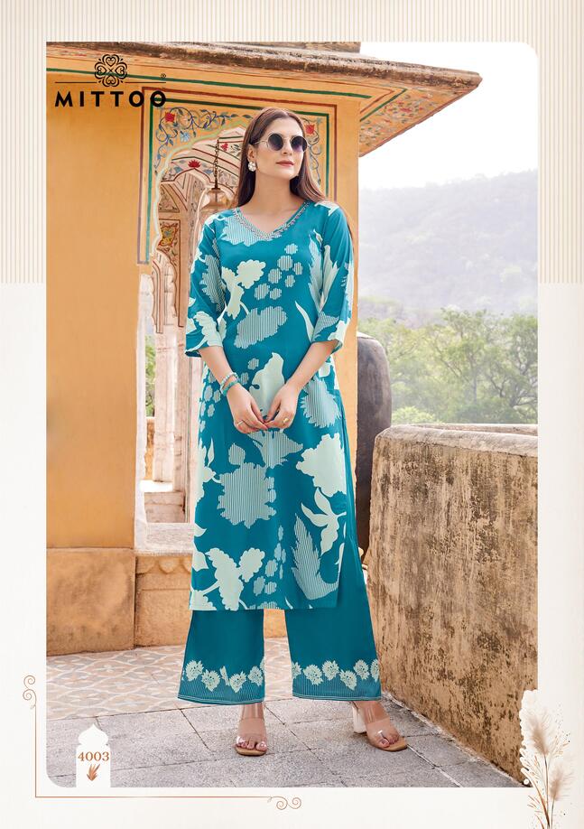 Mittoo Kurti Naisha Kurtis With Bottom Catalog collection 3
