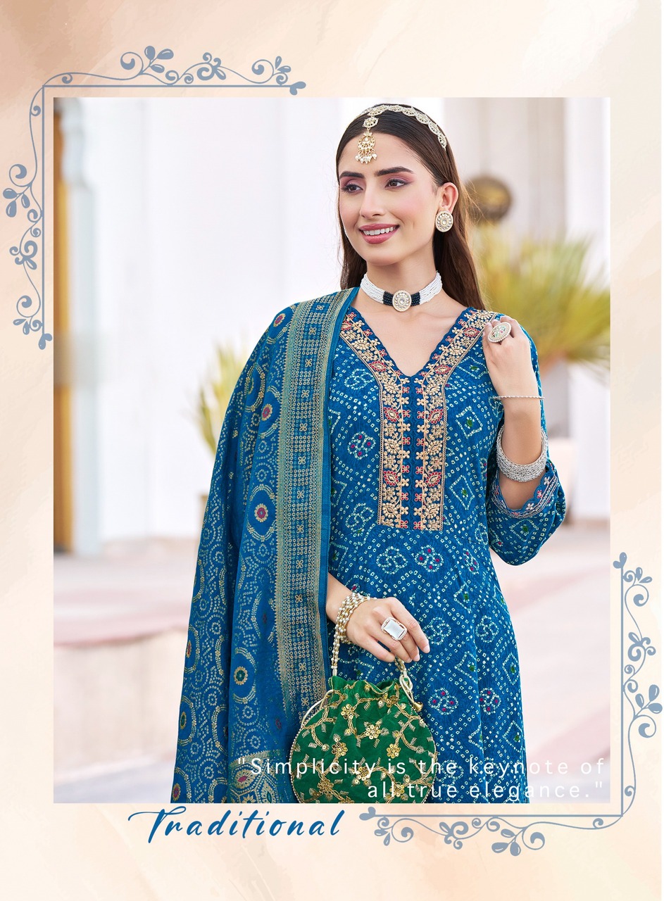 Radhika Lifestyle Elegance Printed Salwar Kameez Catalog collection 13