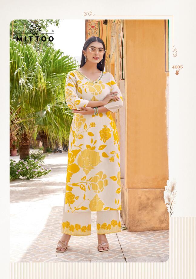 Mittoo Kurti Naisha Kurtis With Bottom Catalog collection 6