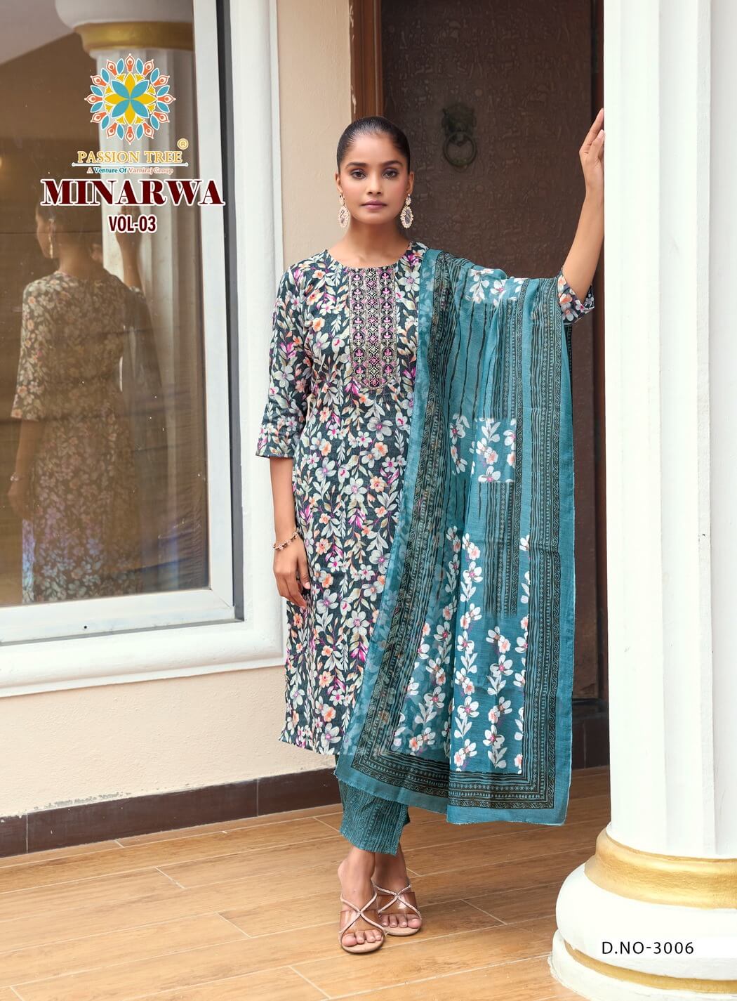 Passion Tree Minarava Vol 3 Printed Salwar Kameez Catalog collection 4
