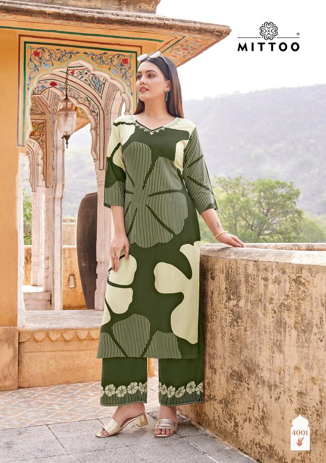 Mittoo Kurti Naisha Kurtis With Bottom Catalog collection 5