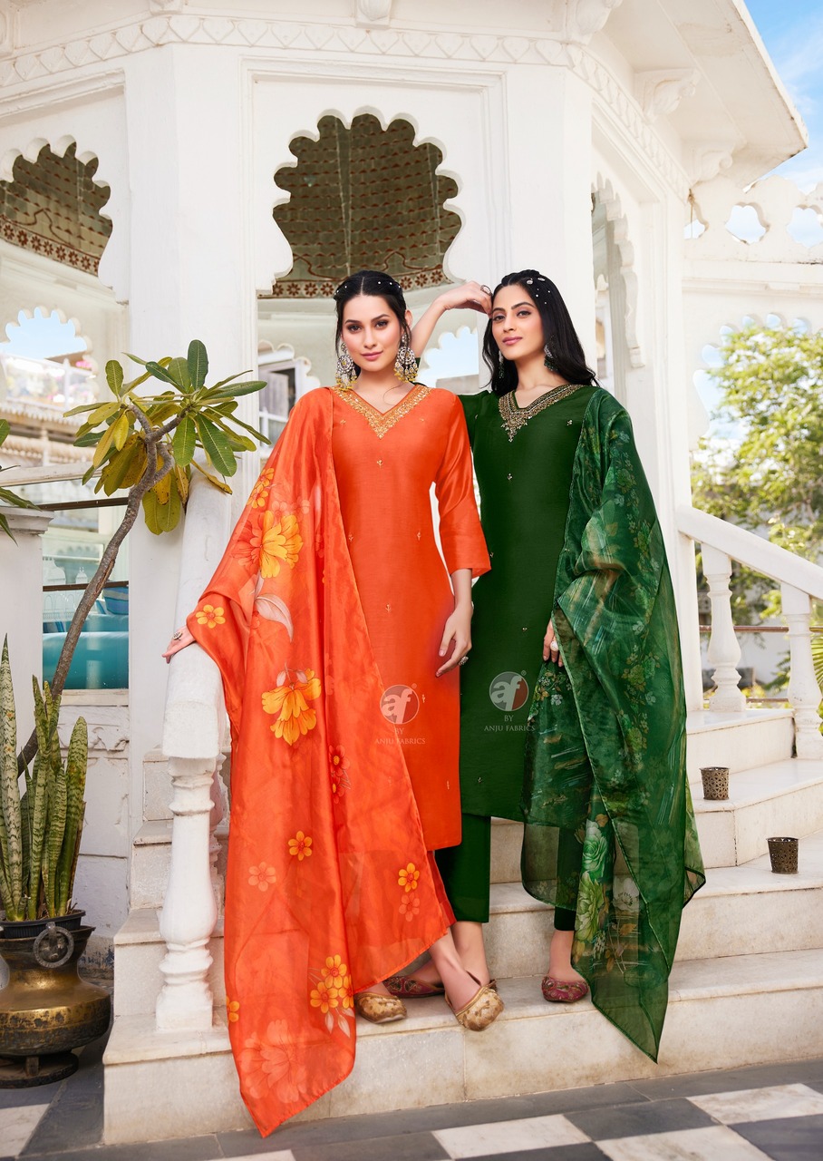 Anju Fabrics Nakhrali Vol 6 Readymade Dress Catalog collection 11