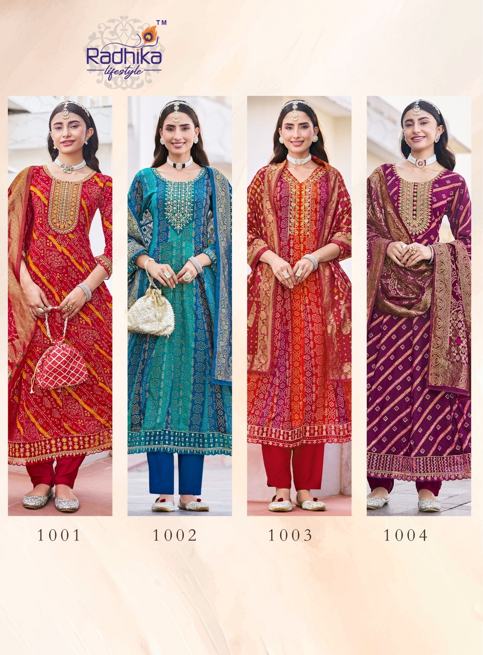 Radhika Lifestyle Elegance Printed Salwar Kameez Catalog collection 1