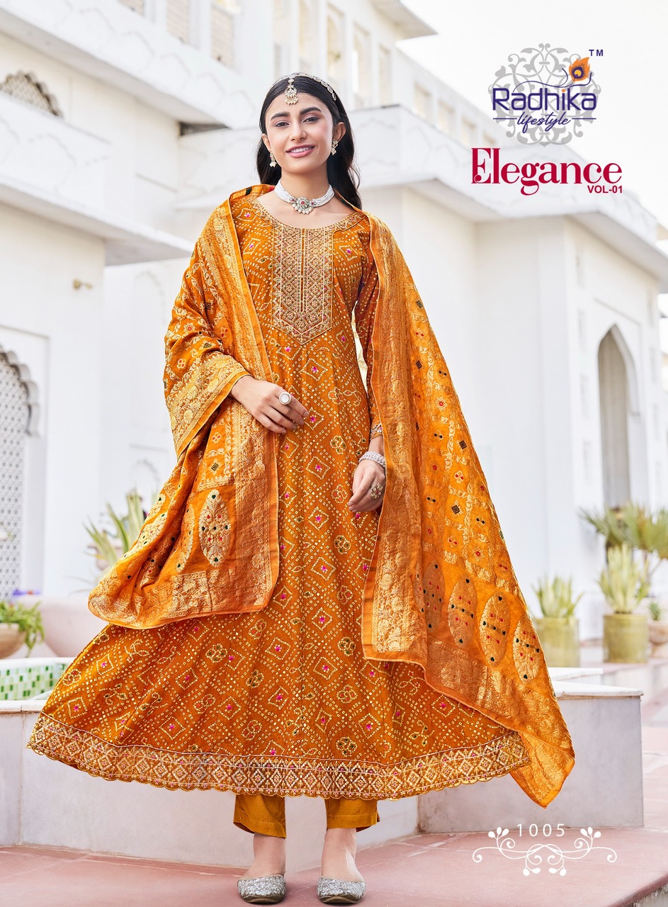 Radhika Lifestyle Elegance Printed Salwar Kameez Catalog collection 18