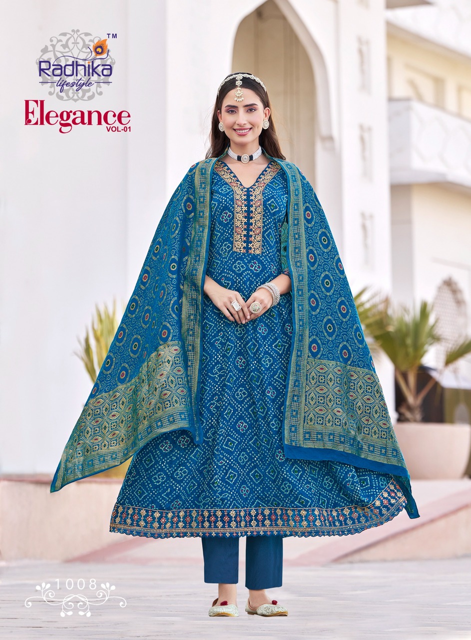 Radhika Lifestyle Elegance Printed Salwar Kameez Catalog collection 14