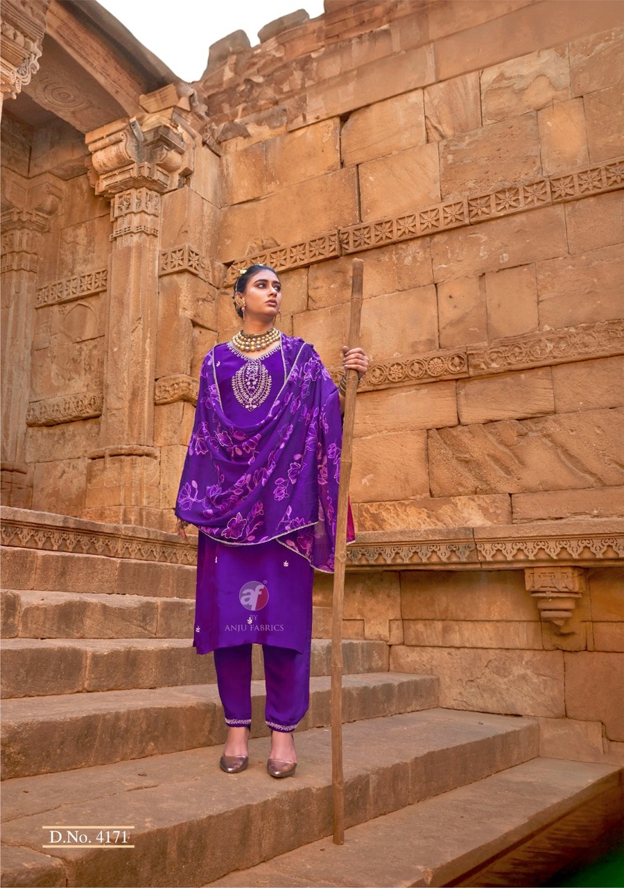 Anju Fabrics Raj Kothi Readymade Dress Catalog collection 11