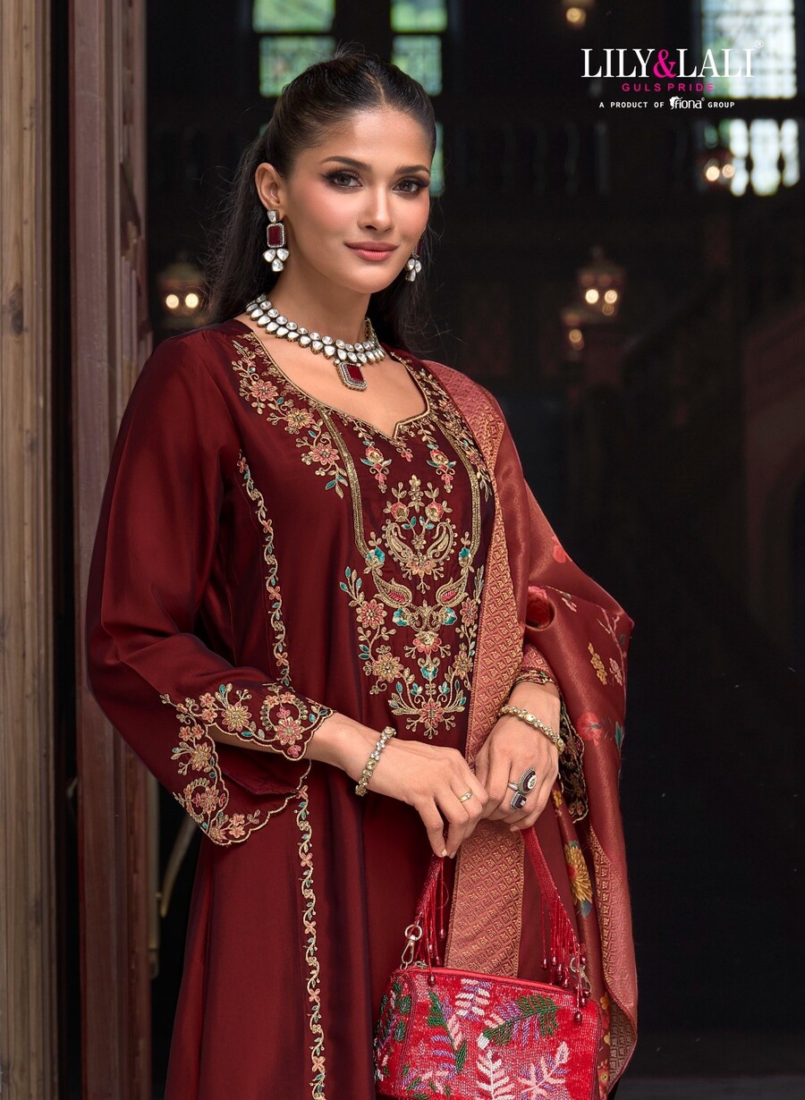 Lily Lali Malkana Embroidery Salwar Kameez Catalog collection 1