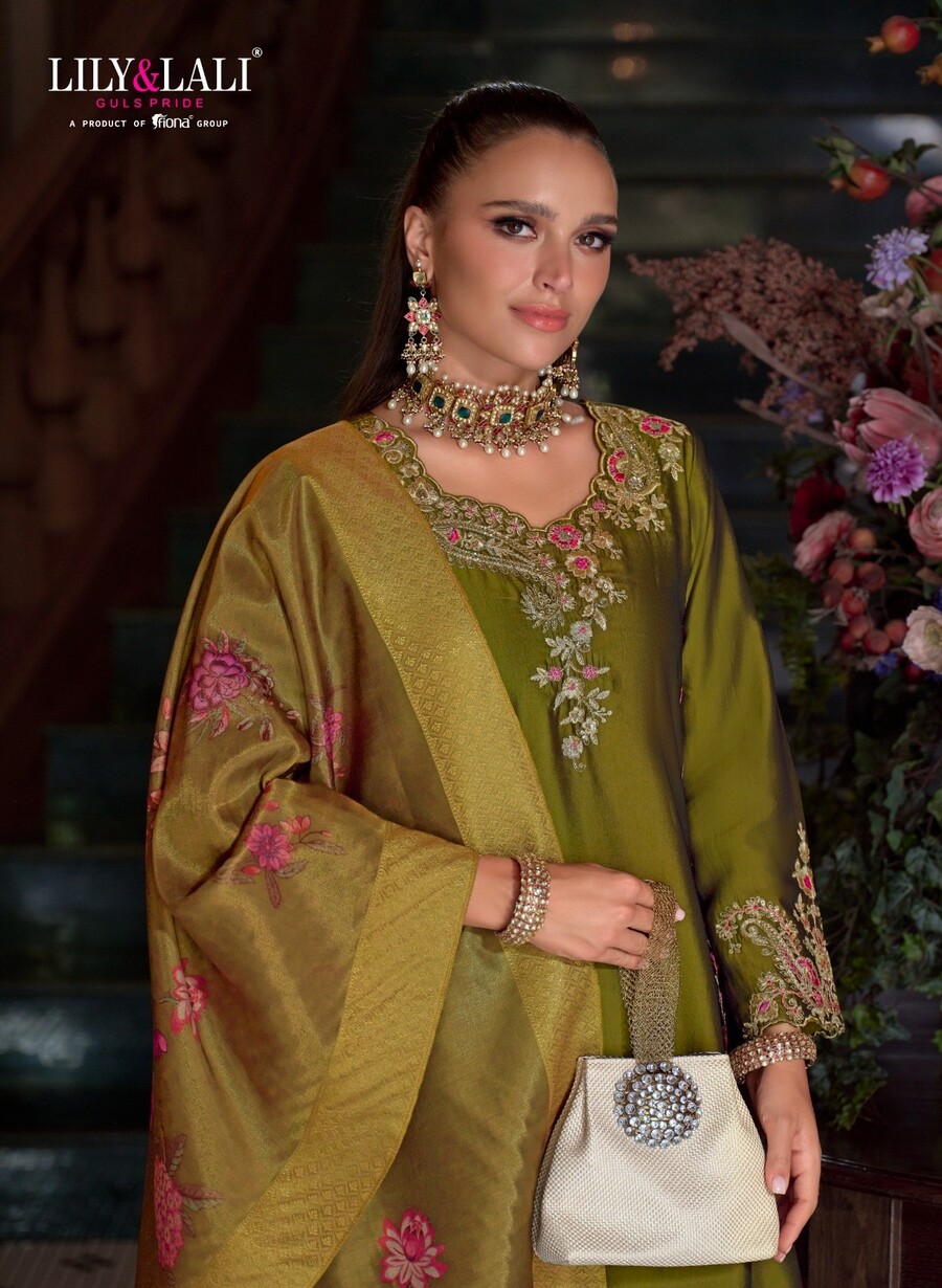 Lily Lali Malkana Embroidery Salwar Kameez Catalog collection 7