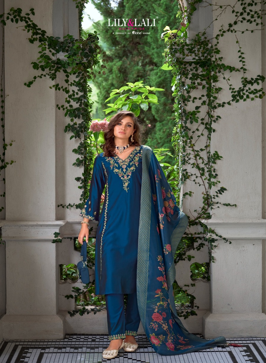 Lily Lali Malkana Embroidery Salwar Kameez Catalog collection 10