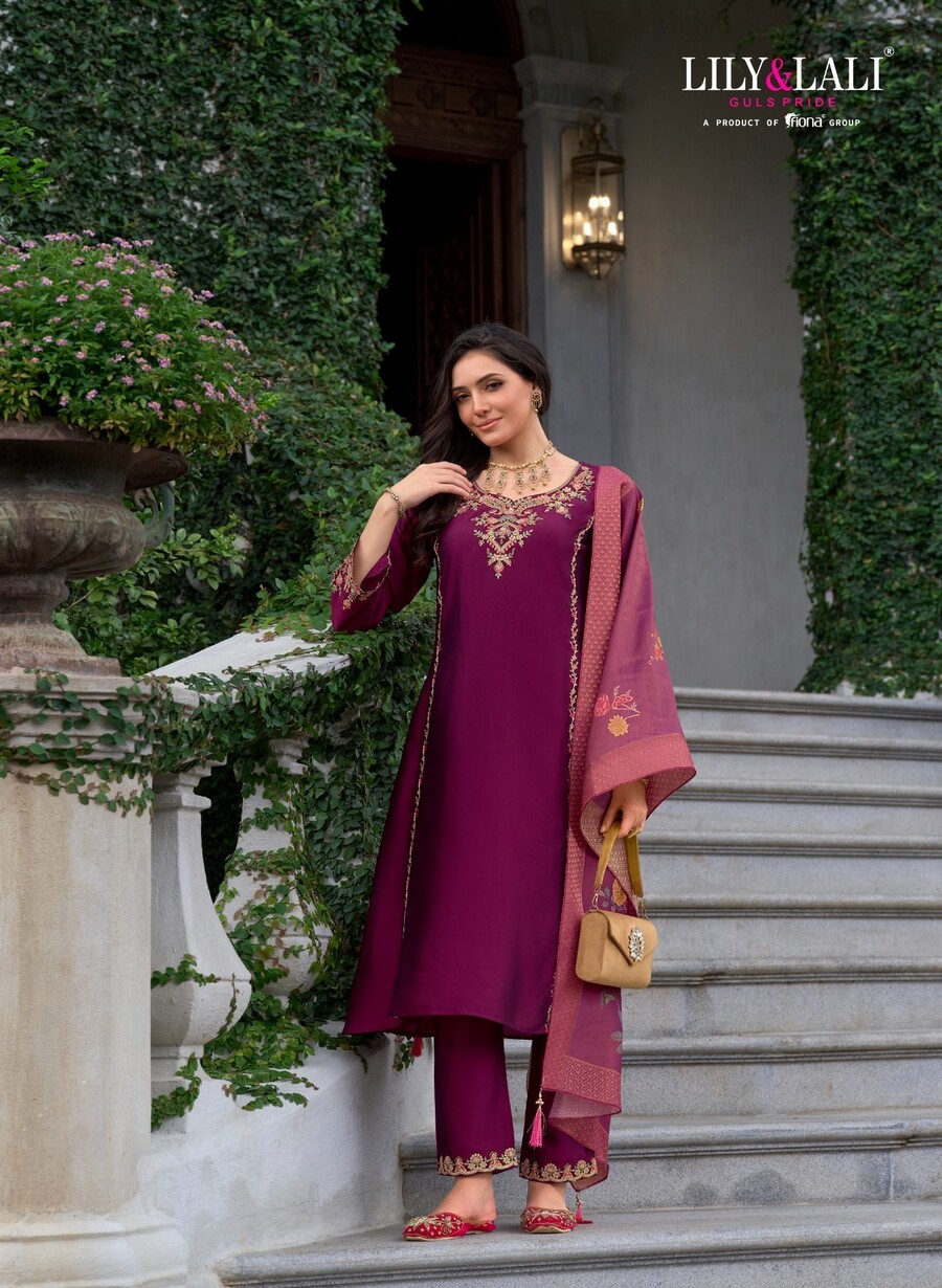 Lily Lali Malkana Embroidery Salwar Kameez Catalog collection 4