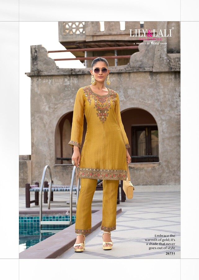 Lily Lali Mulaqat Kurties With Bottom Catalog collection 10