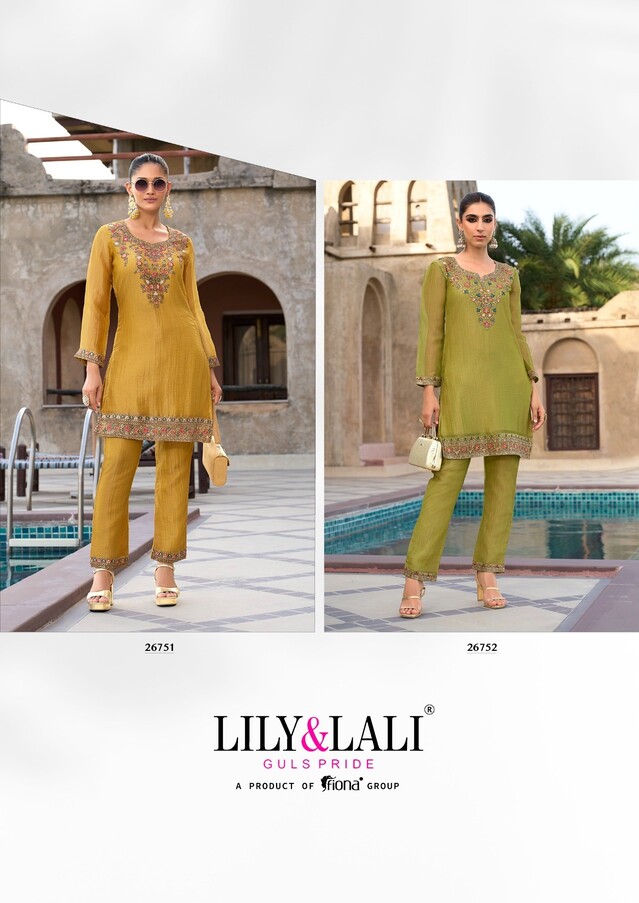 Lily Lali Mulaqat Kurties With Bottom Catalog collection 1