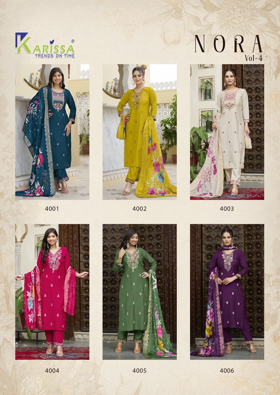 Karissa Nora Vol 4 Readymade Dress Catalog collection 3