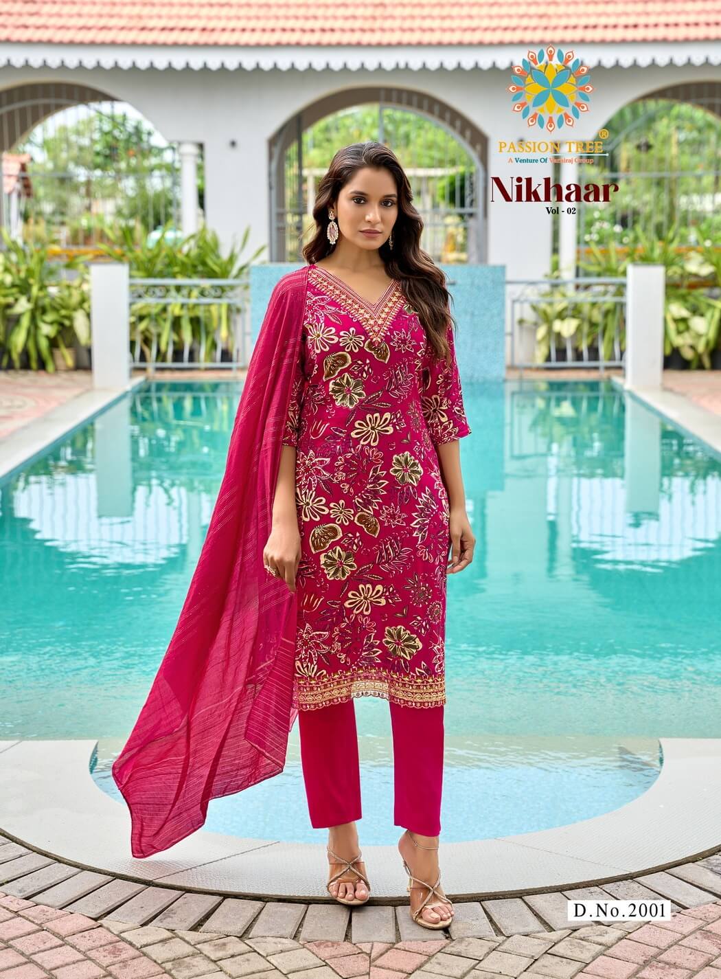 Passion Tree Nikhaar Vol 2 Printed Salwar Kameez Catalog collection 7