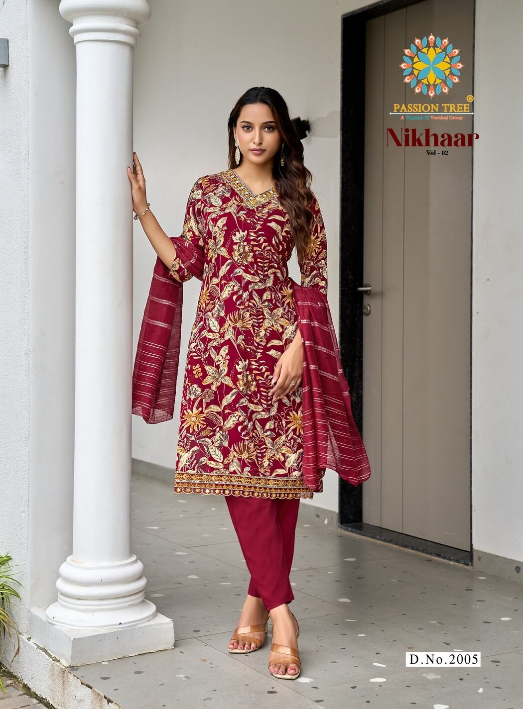 Passion Tree Nikhaar Vol 2 Printed Salwar Kameez Catalog collection 3