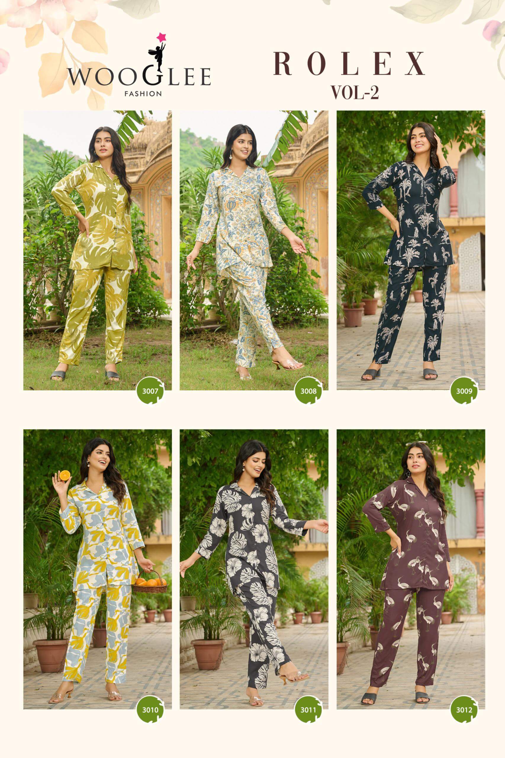 Wooglee Fashion Rolex Vol 2 Co Ord Set Catalog collection 9