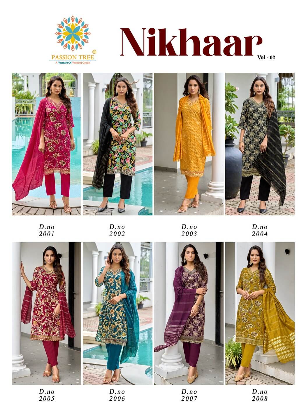 Passion Tree Nikhaar Vol 2 Printed Salwar Kameez Catalog collection 10