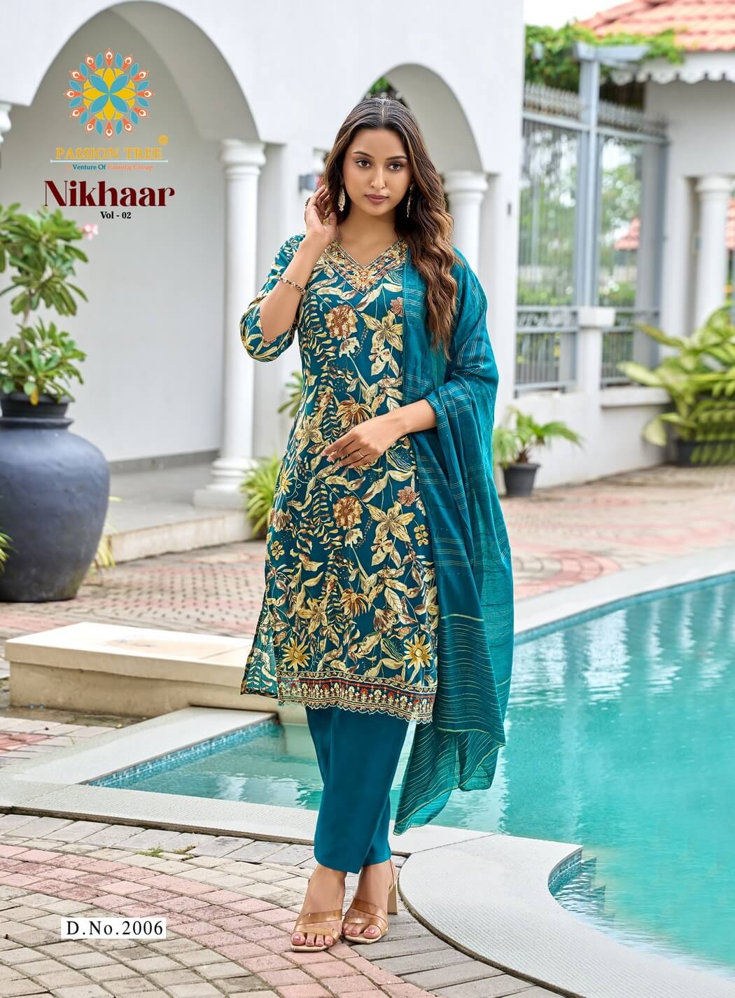 Passion Tree Nikhaar Vol 2 Printed Salwar Kameez Catalog collection 2