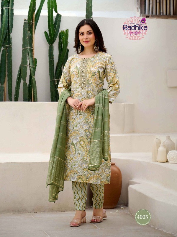 Radhika Lifestyle Siri Vol 4 Printed Salwar Kameez Catalog collection 12