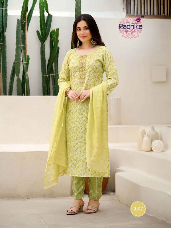 Radhika Lifestyle Siri Vol 4 Printed Salwar Kameez Catalog collection 10