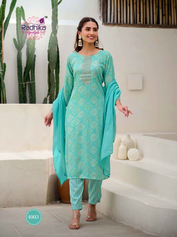 Radhika Lifestyle Siri Vol 4 Printed Salwar Kameez Catalog collection 1