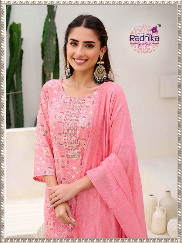 Radhika Lifestyle Siri Vol 4 Printed Salwar Kameez Catalog collection 5