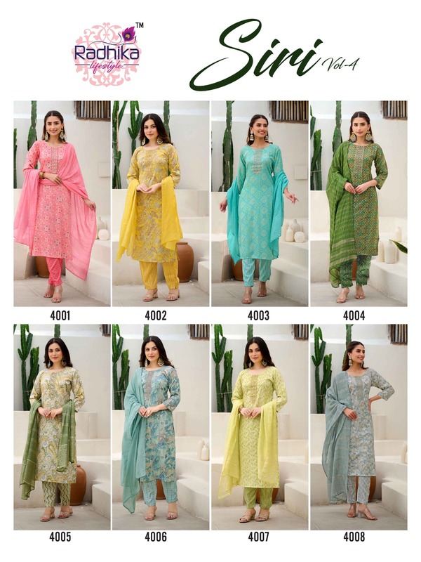 Radhika Lifestyle Siri Vol 4 Printed Salwar Kameez Catalog collection 6