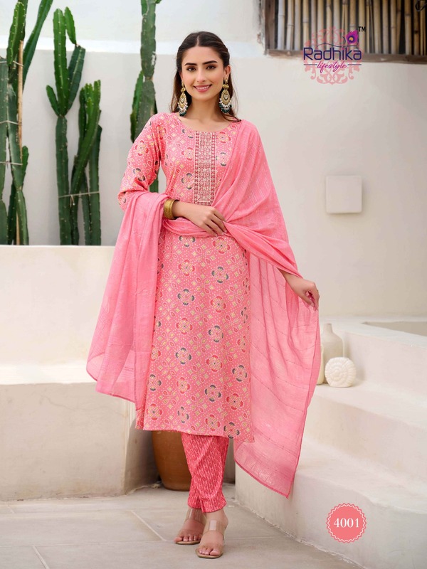 Radhika Lifestyle Siri Vol 4 Printed Salwar Kameez Catalog collection 4