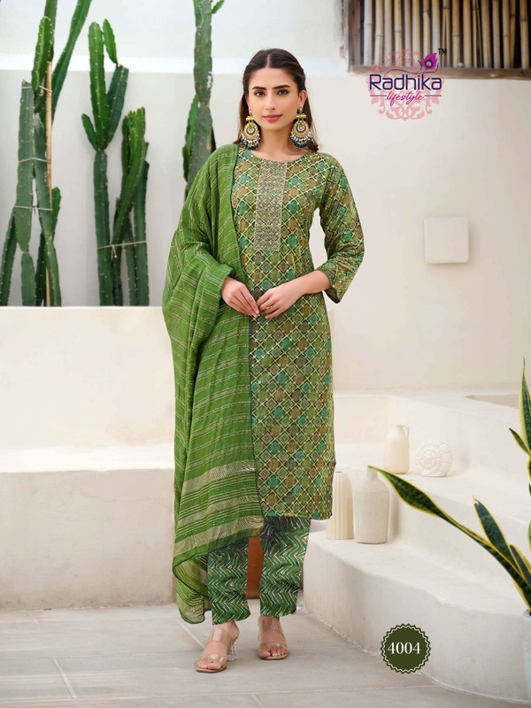Radhika Lifestyle Siri Vol 4 Printed Salwar Kameez Catalog collection 14