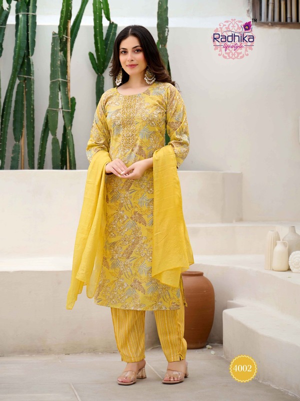 Radhika Lifestyle Siri Vol 4 Printed Salwar Kameez Catalog collection 2