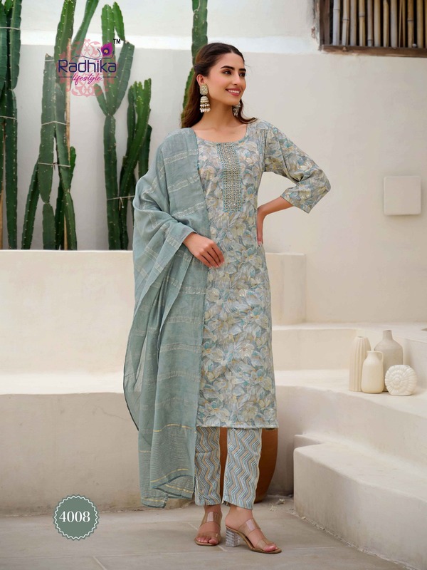 Radhika Lifestyle Siri Vol 4 Printed Salwar Kameez Catalog collection 9