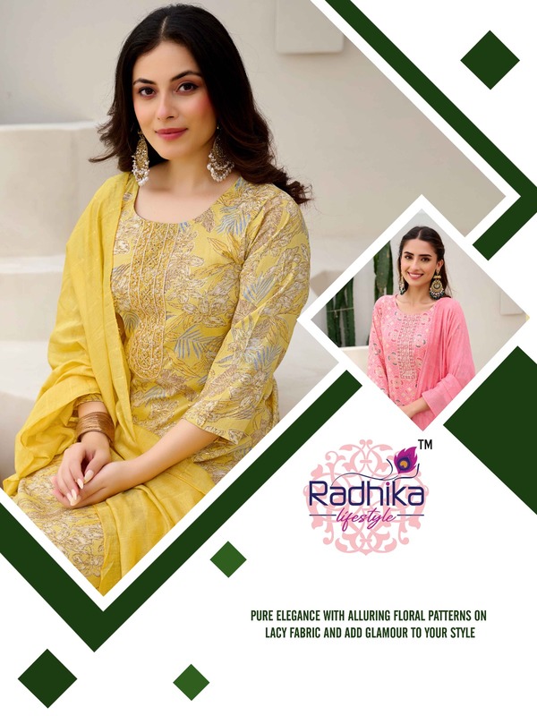Radhika Lifestyle Siri Vol 4 Printed Salwar Kameez Catalog collection 7