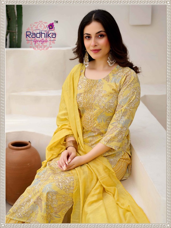 Radhika Lifestyle Siri Vol 4 Printed Salwar Kameez Catalog collection 3