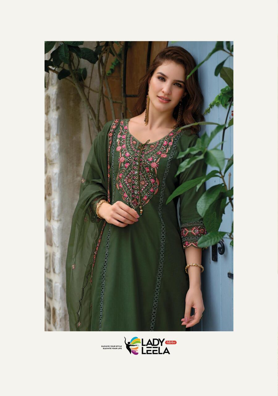 Lady Leela Rutba Embroidery Salwar Kameez Catalog collection 6