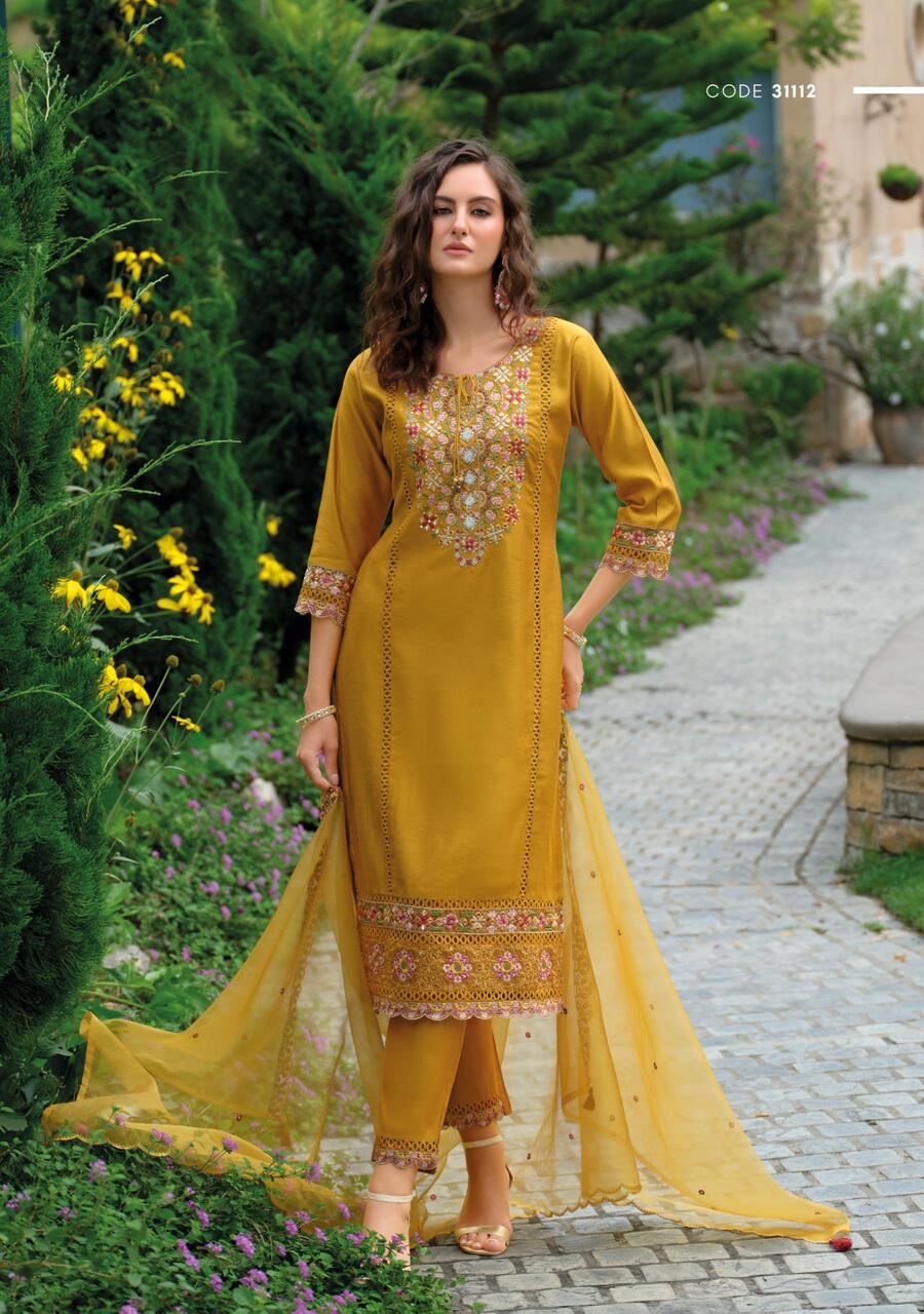Lady Leela Rutba Embroidery Salwar Kameez Catalog collection 12