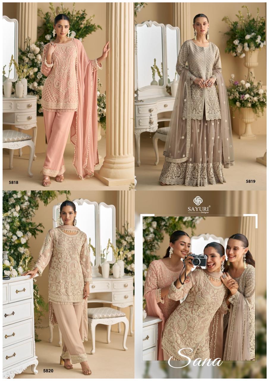 Sayuri Designer Sana Designer Salwar Suits Catalog collection 10
