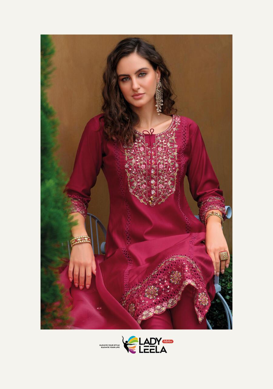 Lady Leela Rutba Embroidery Salwar Kameez Catalog collection 13