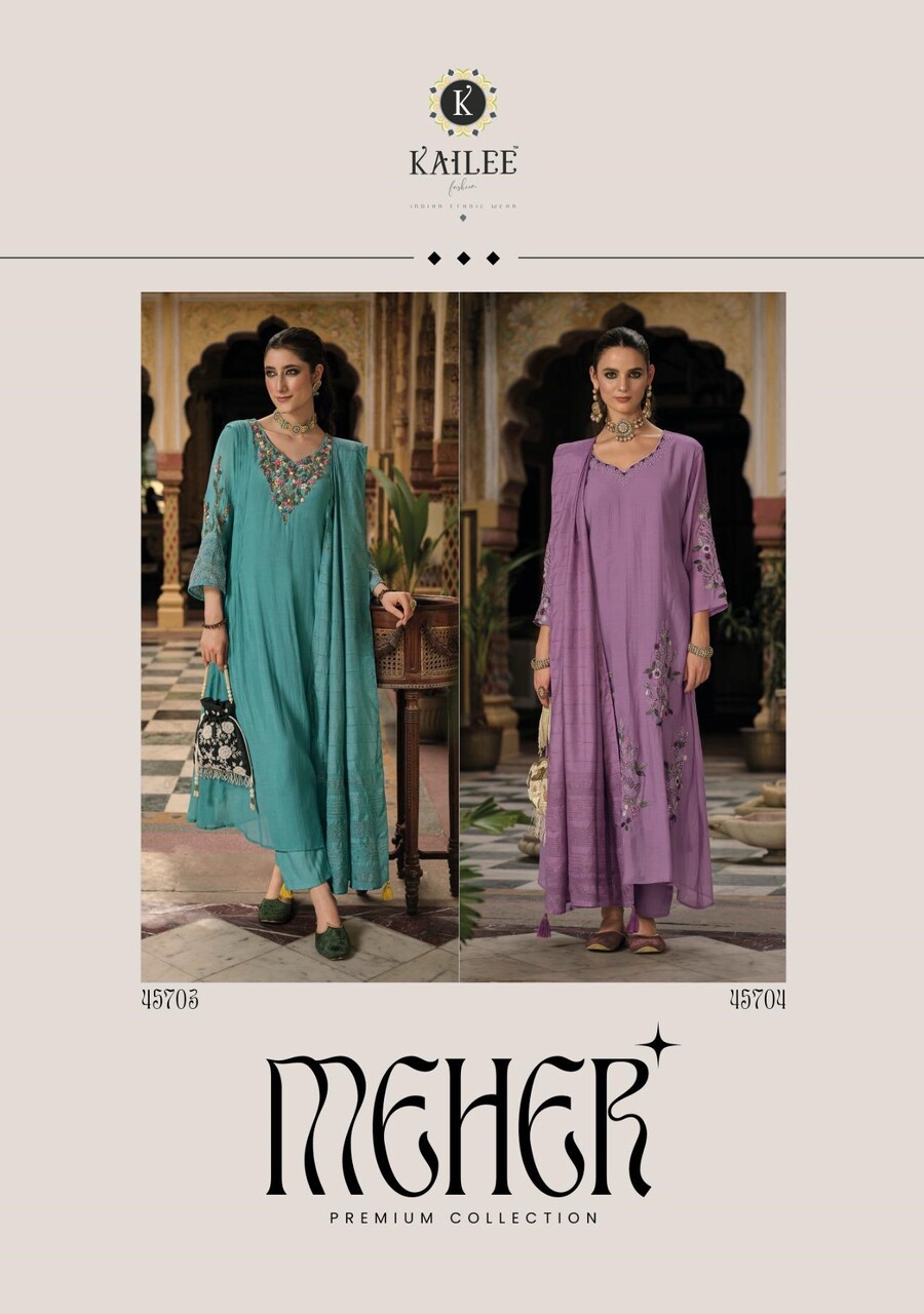 Kailee Fashion Meher Readymade Dress Catalog collection 11