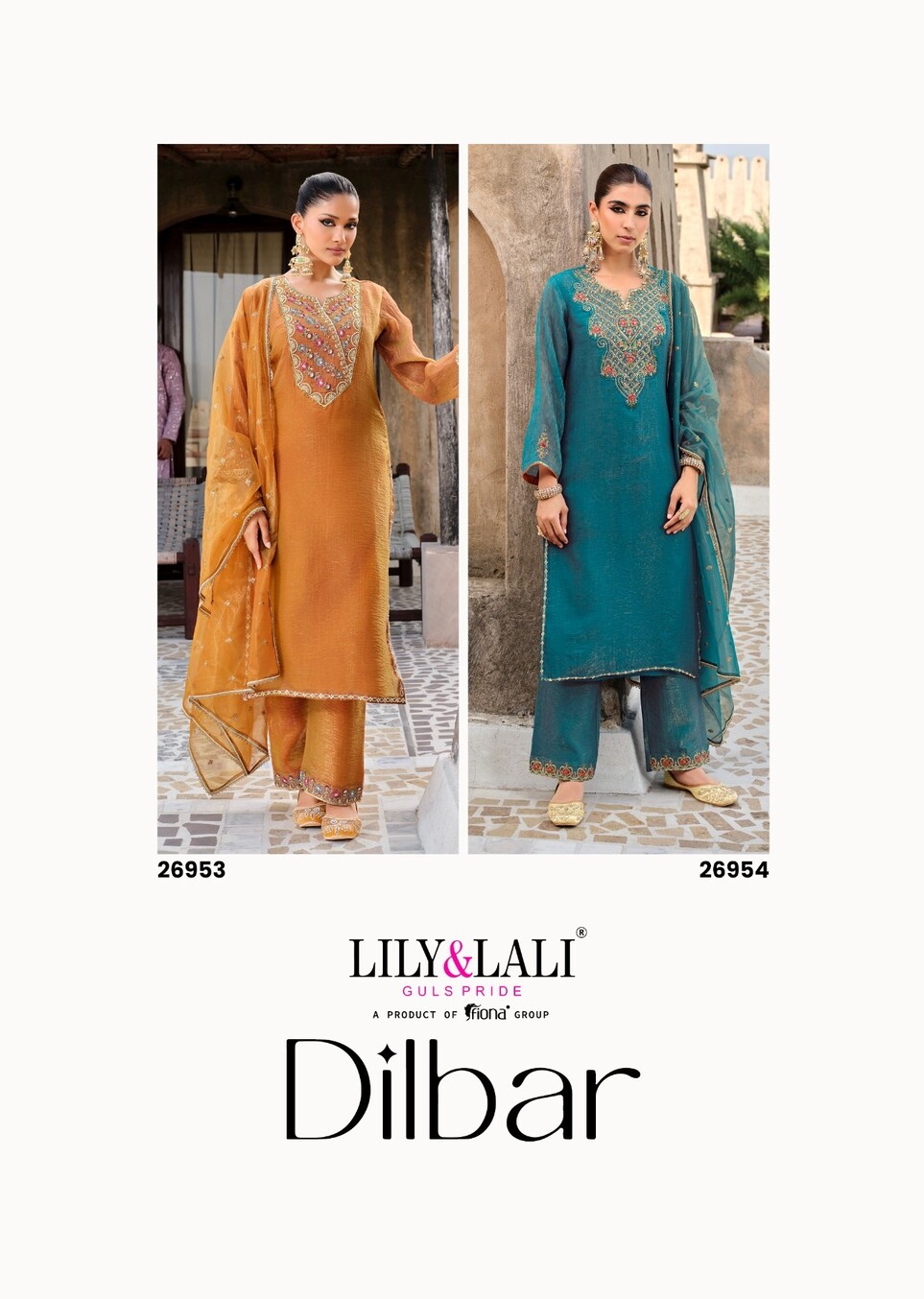 Lily Lali Dilbar Embroidery Salwar Kameez Catalog collection 1